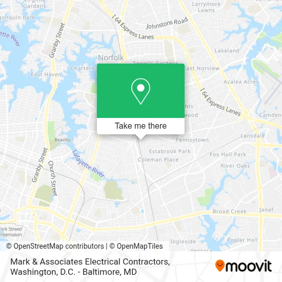 Mark & Associates Electrical Contractors map