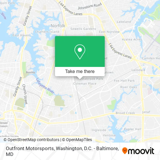 Mapa de Outfront Motorsports