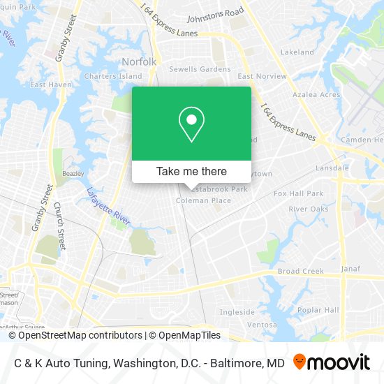 Mapa de C & K Auto Tuning