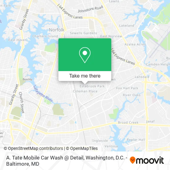 A. Tate Mobile Car Wash @ Detail map