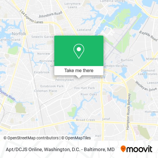 Mapa de Apt/DCJS Online