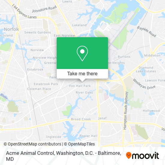 Acme Animal Control map