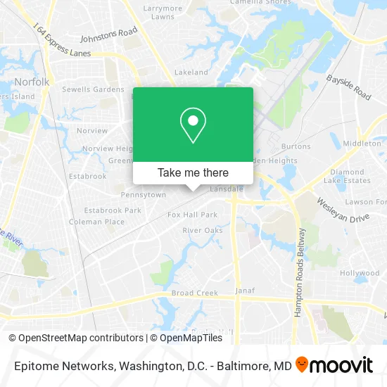 Epitome Networks map