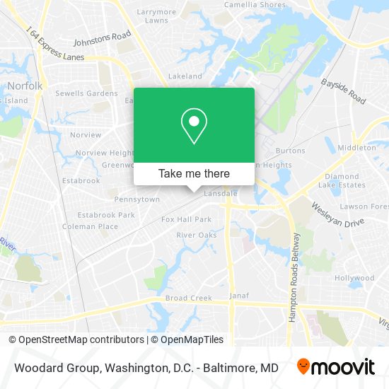 Mapa de Woodard Group
