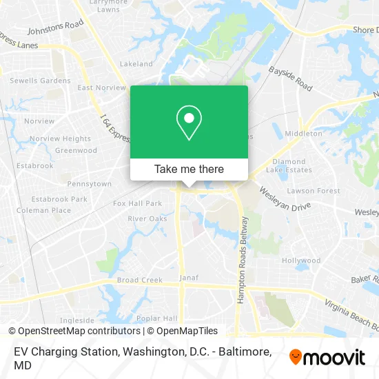 EV Charging Station map