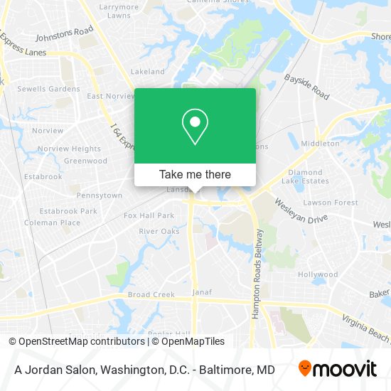 A Jordan Salon map