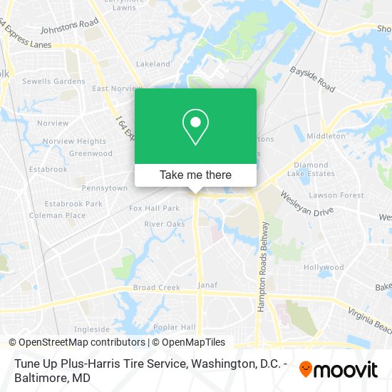 Tune Up Plus-Harris Tire Service map