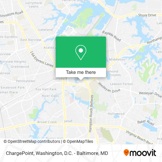 ChargePoint map
