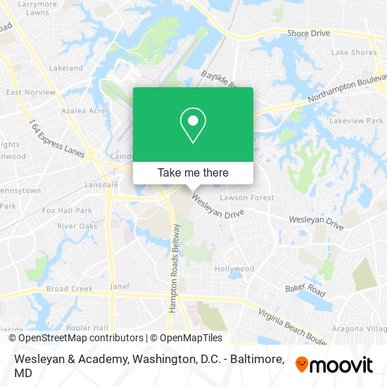 Mapa de Wesleyan & Academy