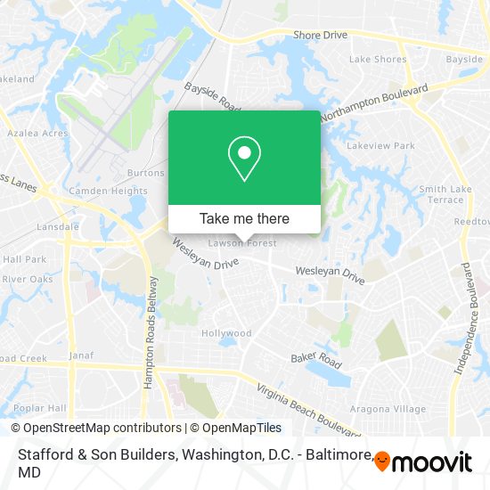 Mapa de Stafford & Son Builders