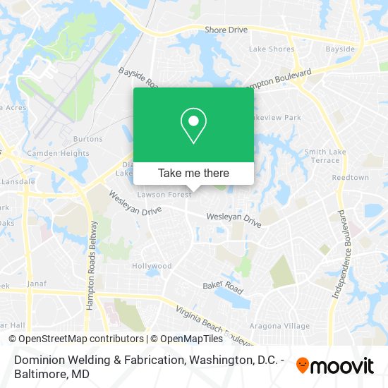 Mapa de Dominion Welding & Fabrication