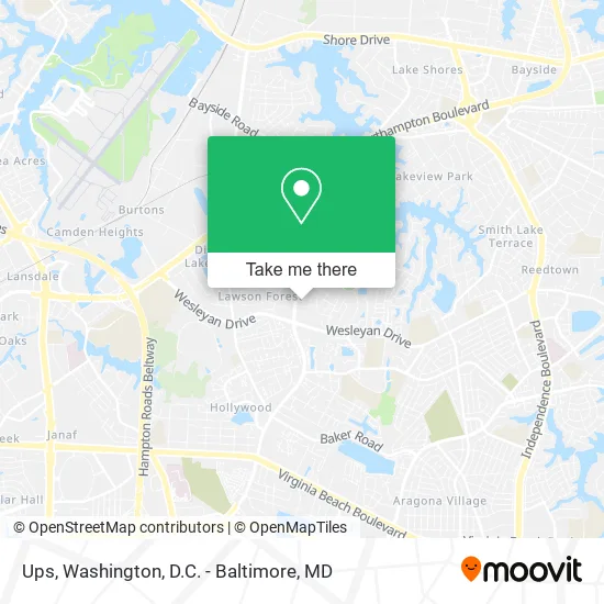 Ups map