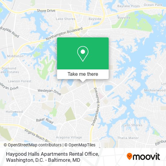 Mapa de Haygood Halls Apartments Rental Office