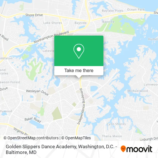 Golden Slippers Dance Academy map