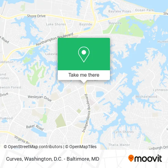 Curves map