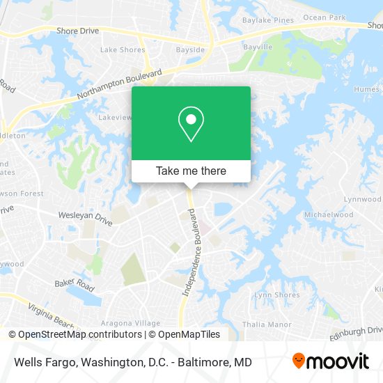 Wells Fargo map
