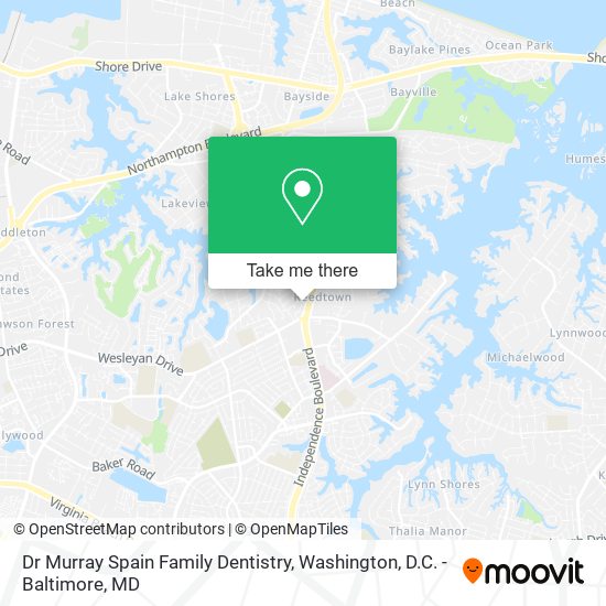 Dr Murray Spain Family Dentistry map