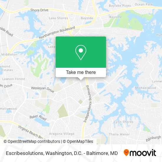 Escribesolutions map