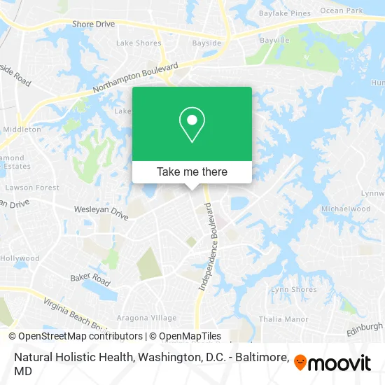 Natural Holistic Health map