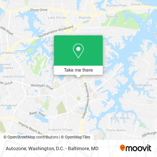 Autozone map