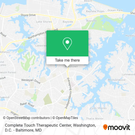 Complete Touch Therapeutic Center map