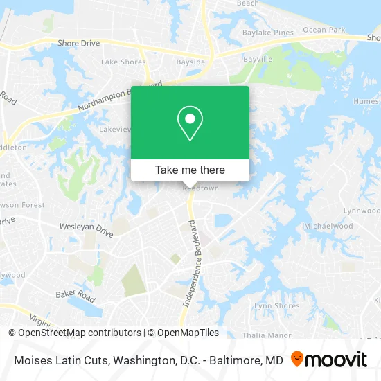 Moises Latin Cuts map