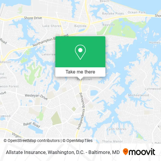 Allstate Insurance map