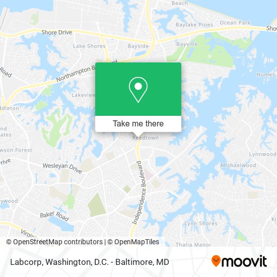 Labcorp map