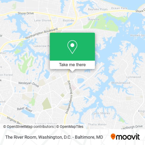 The River Room map