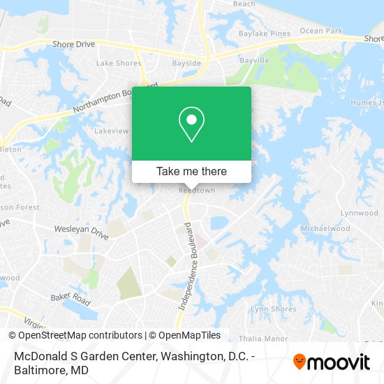 Mapa de McDonald S Garden Center