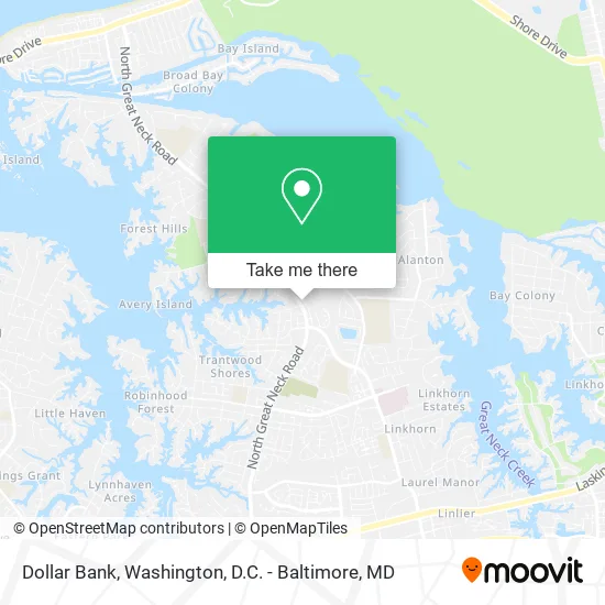 Dollar Bank map