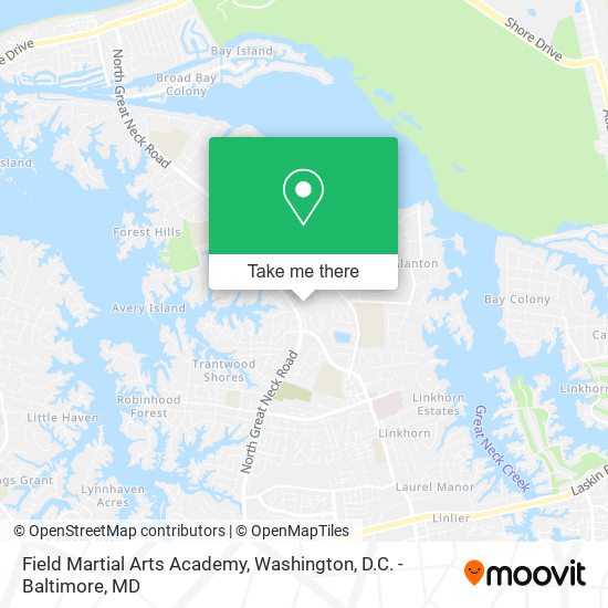 Mapa de Field Martial Arts Academy