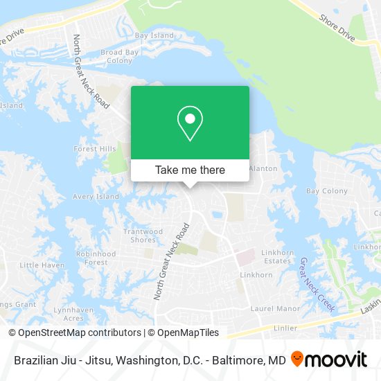Brazilian Jiu - Jitsu map