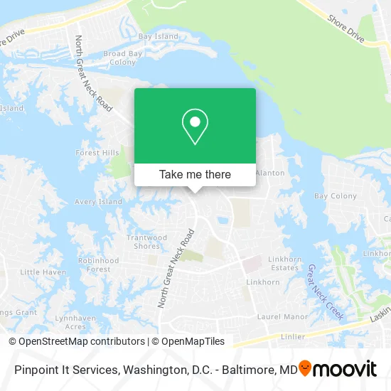 Pinpoint It Services map