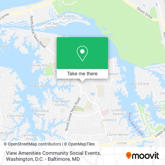 Mapa de View Amenities Community Social Events