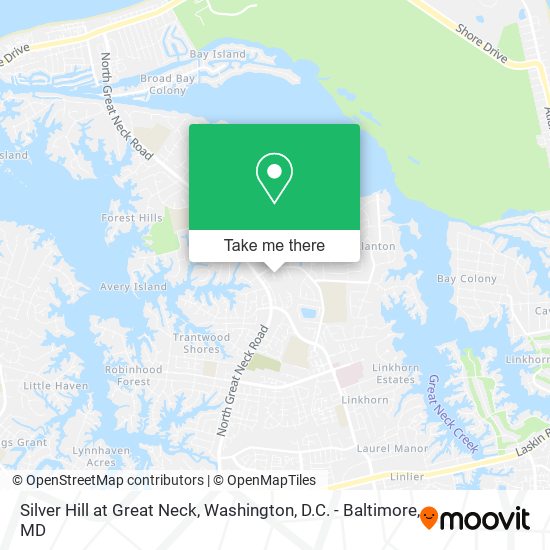 Mapa de Silver Hill at Great Neck