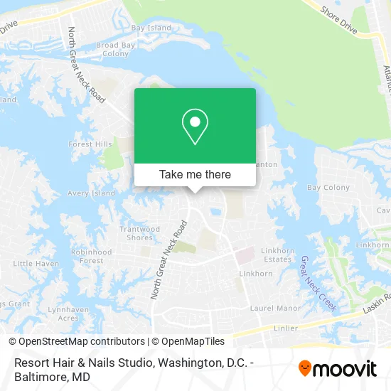 Resort Hair & Nails Studio map