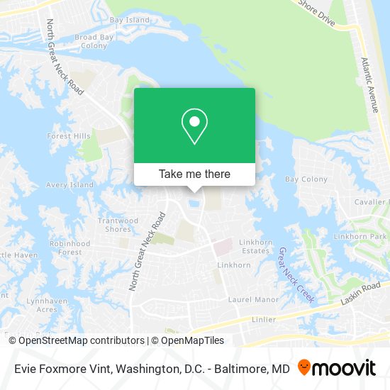 Mapa de Evie Foxmore Vint