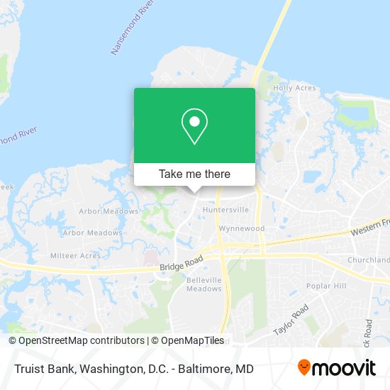 Truist Bank map