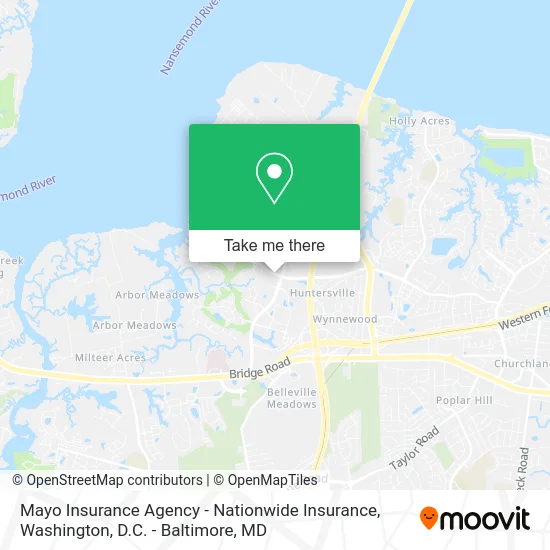 Mayo Insurance Agency - Nationwide Insurance map