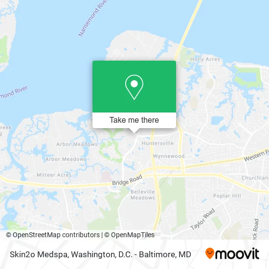 Skin2o Medspa map