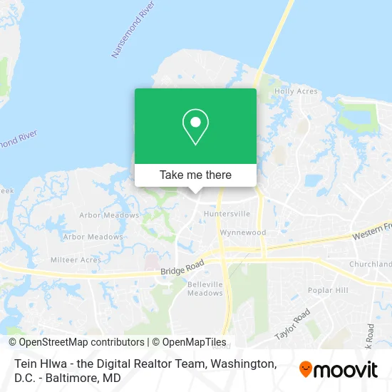 Tein Hlwa - the Digital Realtor Team map