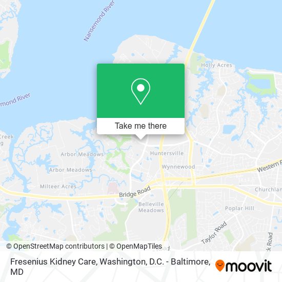 Fresenius Kidney Care map