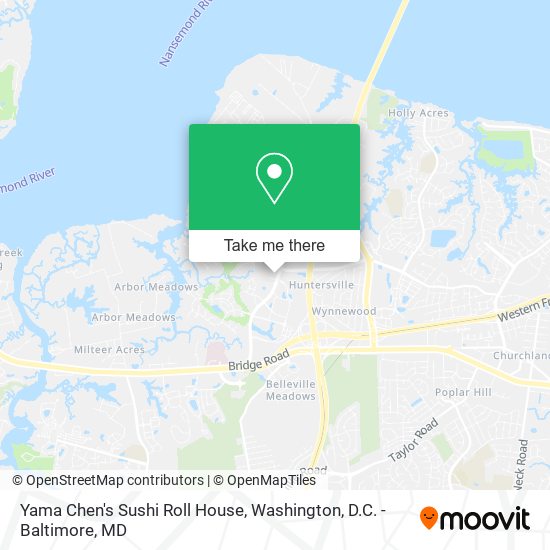 Yama Chen's Sushi Roll House map