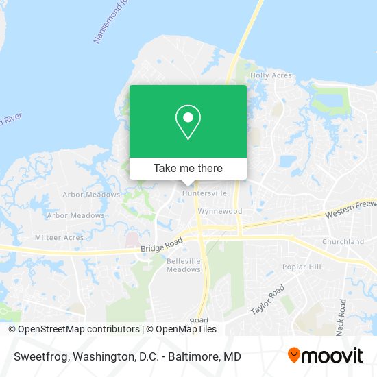 Sweetfrog map