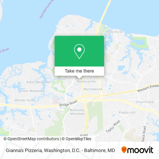 Gianna's Pizzeria map