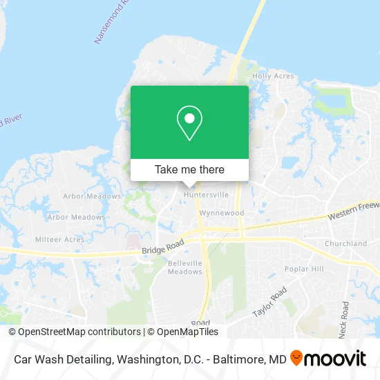 Car Wash Detailing map