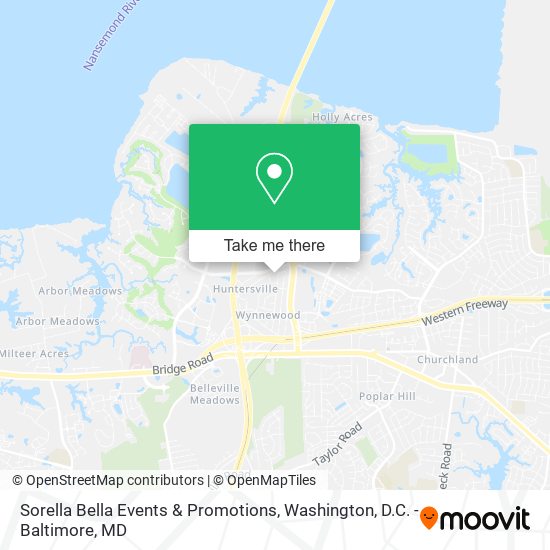 Sorella Bella Events & Promotions map
