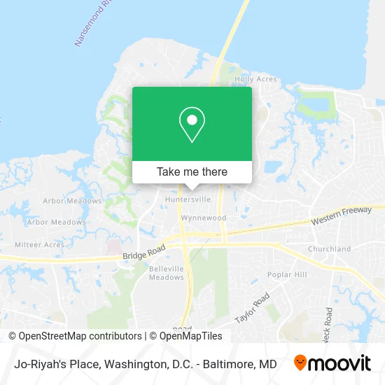 Jo-Riyah's Place map