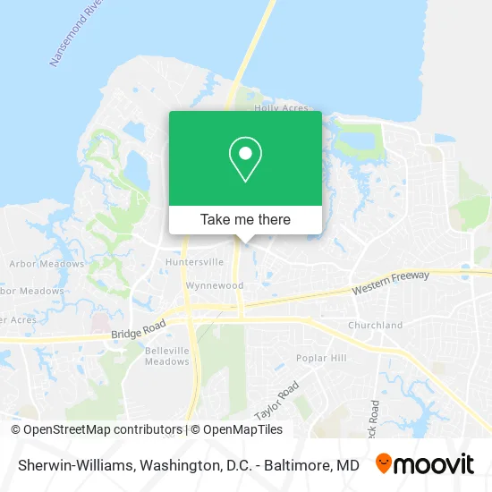 Sherwin-Williams map